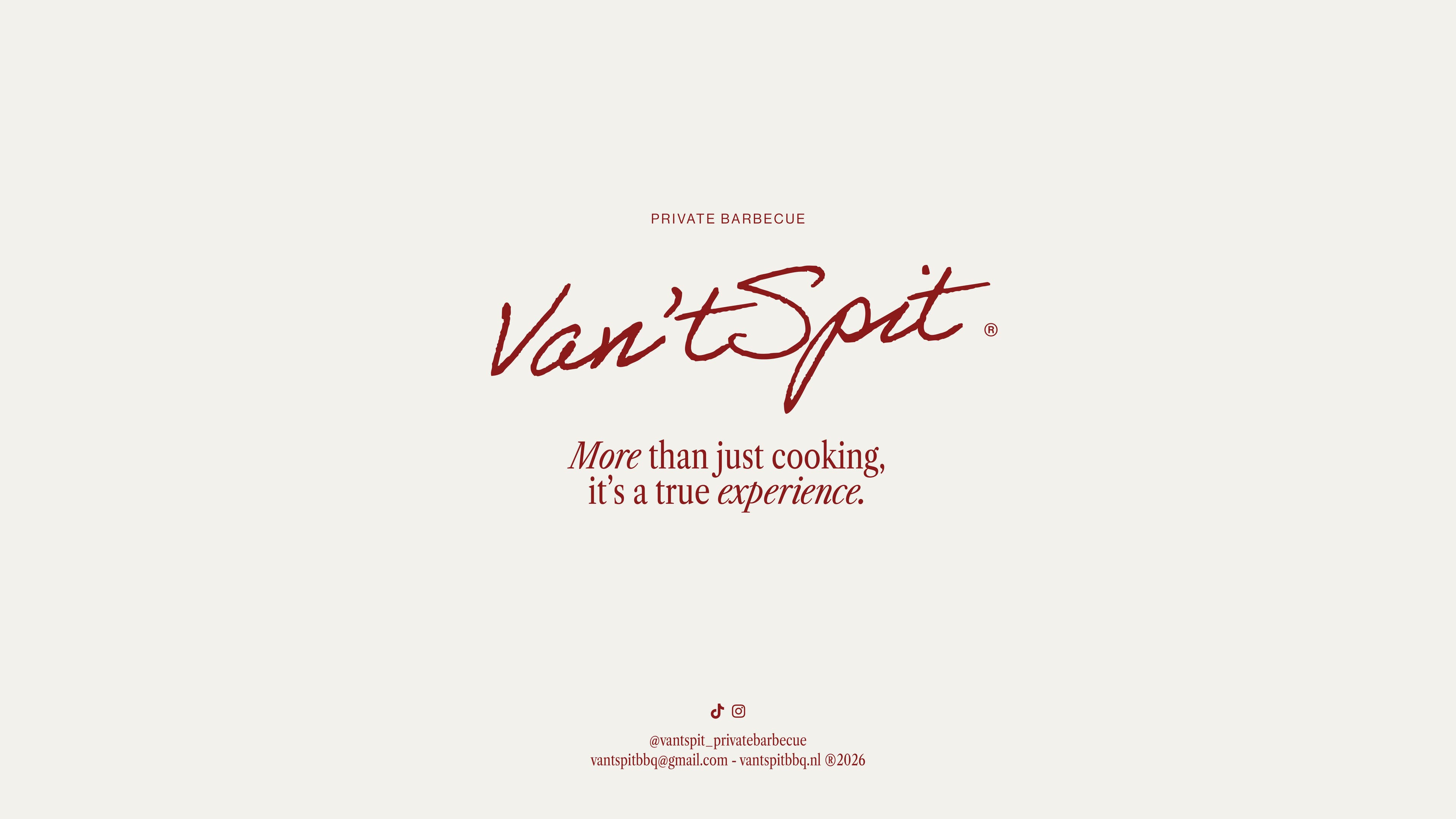 Van 't Spit private barbecue case 1